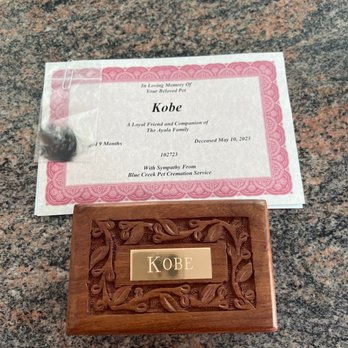 Blue Creek Pet Cremation